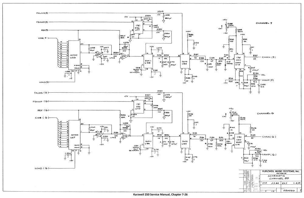 Schematic Channel Board, 10 sheets - Sheet 7